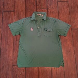 Men’s Vintage Green Buick Open Tournament Polo Shirt